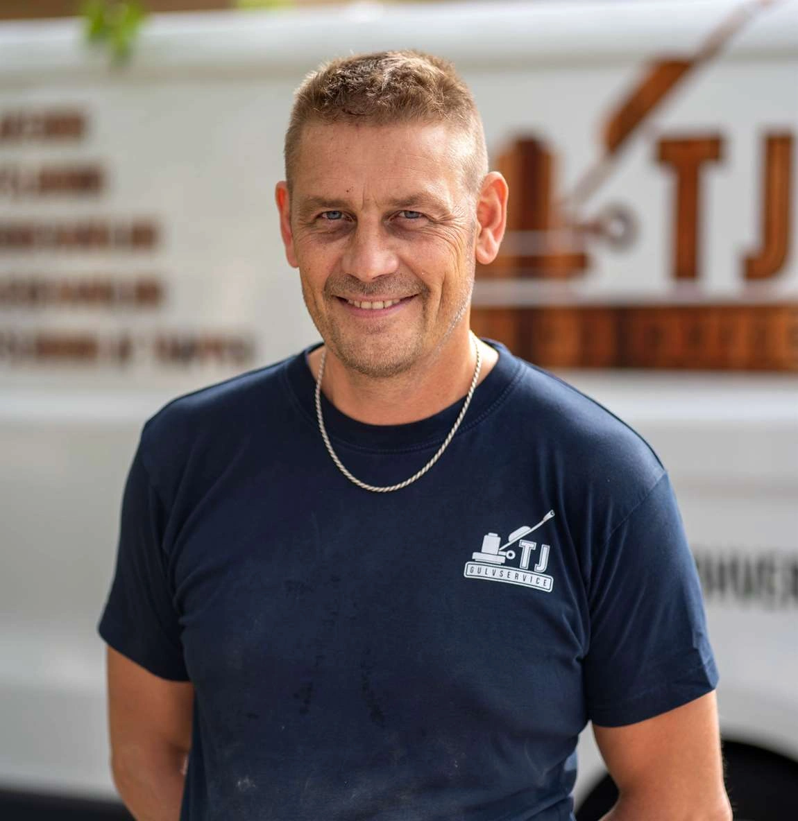 Thomas Johansen, ejer af TJ Gulvservice, portræt